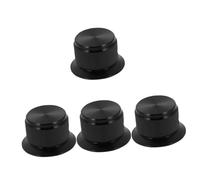 BESTonZON 4pcs Aluminum Alloy Volume Control Knob for Guitar Speaker Knob Replacement Sturdy Design for Sound Device Adjustments
