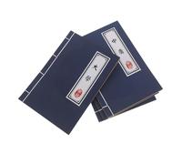 BESTonZON 4pcs Ancient Chinese Notebook Set with Vintage Literature Covers, Unlined Blank Pages Journals for Note Taking, Drawing, and School Use