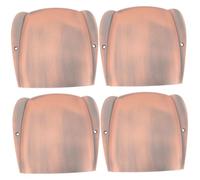 BESTonZON 4pcs Bass Bridge Protective Cover Metal for Electric Bass Easy Installation Fit Finish Accessory for Use