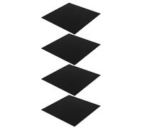 BESTonZON 4pcs Black Acrylic Sheet 2mm Thick Lightweight Reusable Material with Sleek Visual Appeal for DIY Projects and Window Panel Projects for Cutting, Engraving and Craft Sheets