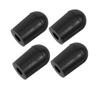 BESTonZON 4pcs Black Rubber Bass Endpin Protector Caps for Cello and Upright Bass, Anti-slip and Prevents Shifting, Practical Non-slip Music Accessories for Stringed Instruments