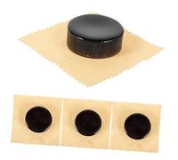 BESTonZON 4pcs Black Violin Rosin Set Natural Low Powder Rosin for Violin Viola Cello Bows String Instrument Maintenance Supplies for Professional and Beginner Players