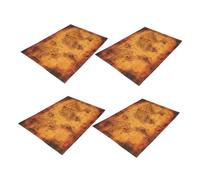 BESTonZON 4pcs Boy Girl's Board Game Pirate Treasure Maps Adventure Game Printing Maps for Role Playing Family Interaction Pirate Party Decorations