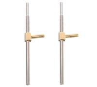 BESTonZON 4pcs Cello Bow Screw Replacement Fitting Part for String Instrument Bow Frog Screw Cello Fittings Parts Instrument Accessories