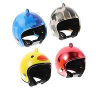 BESTonZON 4pcs Chicken Helmets for Hens Pet Safety Helmet Easy to Clean Reusable Protective Headwear for Poultry Injury Prevention