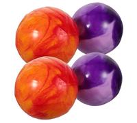 BESTonZON 4pcs Colorful Cloud PVC Beach Balls for Thickened Inflatable Bouncing Balls for Outdoor Play and Toss Catch Games Safe and Eco Friendly Design Random Color