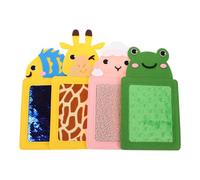 BESTonZON 4pcs Colorful Felt Texture Mats For Children Interactive Sensory Play Pads Textured Design For Cognitive Development And Creative Exploration