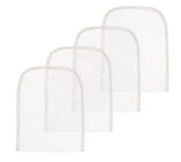 BESTonZON 4pcs Deep Brown Lace Net Base for Wig Making Soft Material for DIY Lace Wigs Closures Frontal Accessories Suitable for Custom Crafting and Replacement