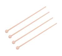 BESTonZON 4pcs Drum Mallets Rhythm Sticks Wooden Hitting Hammers Enhance Hand-eye Coordination Toys for Boys Girls