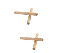 BESTonZON 4pcs Drumstick Percussion Instrument Wooden Drumsticks Tip Lightweight Great for Beginners