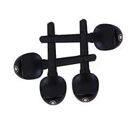 BESTonZON 4pcs Ebony Violin Tuning Pegs Fish Eye Knob Accessories for Violin Replacement Supplies