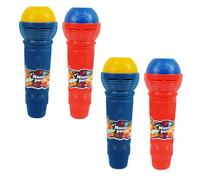 BESTonZON 4pcs Echo Microphone Toy for Boys and Girls Fake Plastic Microphone Educational Toys Random Color