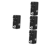 BESTonZON 4pcs Electric Guitar Pure Booster Effect Pedal High Gain Pusher for Authentic Sound Lightweight Portable Design Durable Materials for Professional Performance for Delay Bass