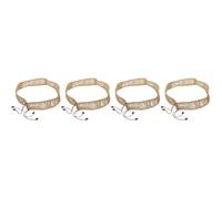 BESTonZON 4pcs Ethereal Drum Protective Cover Hand Braided Rope Decorative Steel Tongue Drum Wrapping Rope for Music Practice