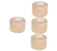 BESTonZON 4pcs First Haircut Keepsake Box Wooden Hair Storage Container for Boys Girls Memory Organizer for Hair and Milestones Adorable Nursery Decor