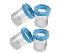 BESTonZON 4pcs Floating Fish Hatchery Isolation Box Transparent Breeding Incubator for Guppy Betta Shrimp Aquarium Nursery Divider with Easy Installation and Space-saving Design