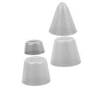 BESTonZON 4pcs Flute Cap Silicone Sleeves for 6/12-hole Ocarina Protector Set Storage Case, Flute Practice Supplies for Beginners and Professionals, Soft Protective Cover for Wind Instruments