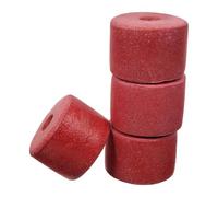 BESTonZON 4pcs Foam Fishing Net Rope Float Buoy PVC Rigid Foam Enhanced Buoyancy High Visibility for Fishing Net Kayak Fresh or Saltwater