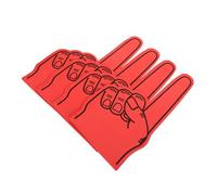 BESTonZON 4pcs Giant Eva Foam Fingers Cheerleading Props for Sports Events and School Spirit Bright Red Oversized Hand Accessories for Comfortable Fit and Eye Catching Cheering at Games and