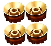 BESTonZON 4pcs Guitar Knob Volume Control Knobs for Electric Guitar and Bass Easy to Install Accurate Scale for Precise Adjustments Suitable for Guitarists