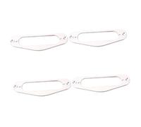 BESTonZON 4pcs Guitar Pickup Ring for St Style Electric Guitar Single Coil Pickup Mounting Ring Plate Replacement Part