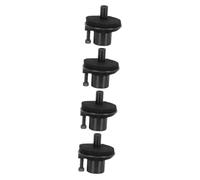 BESTonZON 4pcs Hi-hat Pad Drum Clutch Felt Stand Cymbal Replacement Accessories Drum Pedal Drum Cymbal Pads Creative Cymbal Pad Drum Pedal Cymbal Clutch Felt Pads Black Plastic