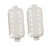 BESTonZON 4pcs Humbucker Pickups Guitar Bridge Parts Neck Bridges Base Plate for Electric Guitar Pole Spacings