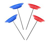 BESTonZON 4pcs Juggling Turntable Juggling Kit for Skill Learn to Juggle Kit Skill Game Plate Spinning Plate Circus Trick Plastic