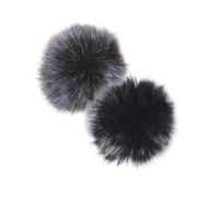 BESTonZON 4pcs Mini Wireless Lavalier Microphone Wind Muffs Furry Windscreen Covers Noise-absorbing Soft Material Portable Lapel Mic Shield for Clear Sound Recording