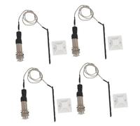 BESTonZON 4pcs Multi-function Piezoelectric Type Musical Instrument Pickup for Acoustic Guitar Guitar Use Accessory for Performance Supply
