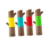 BESTonZON 4pcs Pet Puppy Toys Small Dog Chew Toys Bamboo Dog Molar Grinding Fun Interactive for Training Dental Health