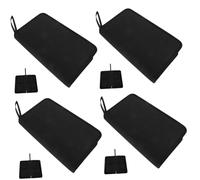 BESTonZON 4pcs Piano Tuning Tools Bag for Professional Use Tuning Tools Case Organizer Pockets Storage for Instrument Accessories