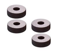 BESTonZON 4pcs Pivot Head Knurling Tool Steel Coarse Knurling Wheel for Lathe Tool Holder for Woodworking Projects