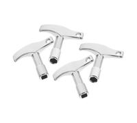 BESTonZON 4pcs Practical Drum Tuning Key Zinc Alloy Drum Key for Snare Bass and Jazz Square Design for Easy Adjustment Compact and Durable Tuner Tool