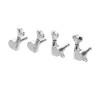 BESTonZON 4pcs Precision Guitar Tuning Pegs Folk Guitar String Winder Fish Tail Design Replacement Clips for Acoustic Tuner