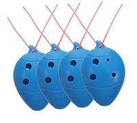 BESTonZON 4Pcs Professional Plastic Ocarina for Portable Mini Music Instrument for Beginners Safe Material Easy to Play and Practice Suitable for Boys Random Color