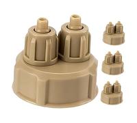 BESTonZON 4PCS Quick-twist DIY Generator Bottle Caps for Aquarium Fish Tank Reusable Aquarium Accessories Compatible with Standard Plastic Bottles Easy-seal Fish Tank Supplies