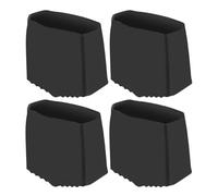 BESTonZON 4pcs Rubber Ladder Feet Replacement Caps for Extension and Step Ladders with Safety Insulation and Quick Installation for DIY and Project Needs