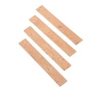 BESTonZON 4pcs Saxophone and Clarinet Neck Cork Repair Strips Kit Instrument Joint Cork Pads for Trumpet Mouthpiece Replacement for Brass and Woodwind Maintenance