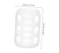 BESTonZON 4pcs Silicone Bottle Cover Feeder Sleeves for Drinks Bottle Boys and Girls Protecting Milk Cover for Breastfeeding Nursing for Feeding Newborn