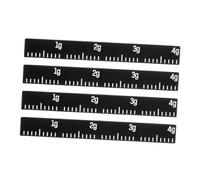 BESTonZON 4PCS Silicone Tennis Racket Weight Balance Strips Self-adhesive Weighted Bars for Enhanced Control and Power Suitable for Competitive and Recreational Play