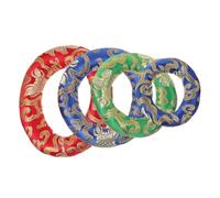 BESTonZON 4pcs Singing Bowl Mat Set 10/12/14/16cm Cotton Sound Bowl Pads for Buddhist Instruments Cushion Handmade Nepal Tibetan Decorative Musical Instrument Holder for Meditation Random Random Color