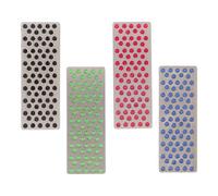 BESTonZON 4Pcs Ski Edge Sharpening Kit Diamond Tuning Stones for Snowboard and Ski Edge Grooming, Rust Removal Tools for Winter Sports Maintenance and Beginner Workshop Use