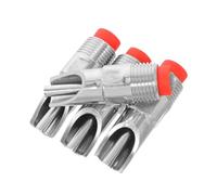 BESTonZON 4pcs Stainless Steel Automatic Pig Waterer Nipple with Tank Connector Efficient Water Use Easy to Clean Piglet Feeder System for Goats and Livestock