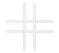 BESTonZON 4Pcs Steel Playpen Rod Replacement Tubes 22.79' Metal Playpen Support Tubes for Safety Gate for Home Nursery and Play Area