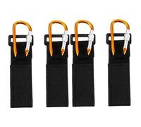 BESTonZON 4pcs Stroller Hooks for Pram Bag Accessories Quick Release Pu Strap Stroller Hook Pram Supply for Push Chair