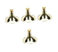 BESTonZON 4pcs Suona Bowl Professional Thickened Suona Accessory Suona Horn Accessory Replacement Suona Horn Head Instrument Accessory Instrument Part Brass Nationality Wind Instrument
