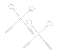 BESTonZON 4pcs Treble Mute Clamp Piano Tuning Tools with Round Handle Durable Metal Construction for Accurate Pitch Portable Middle Voice Mute Accessory for Professional Piano Repair and