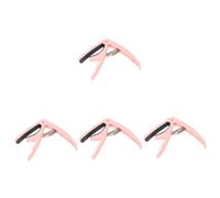 BESTonZON 4pcs Ukulele Capo for Acoustic and Electric Guitars Tension Lightweight Design Essential for Folk and Country Music for Beginners and Professionals