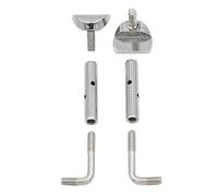 BESTonZON 4pcs Violin Bow and Chinrest Screws Clamp for Violin Accessory Easy to Use